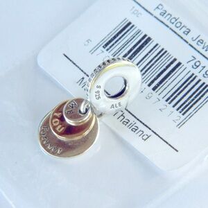 Authentic Pandora You Me Forever Charm 14k 925 Ale NWT